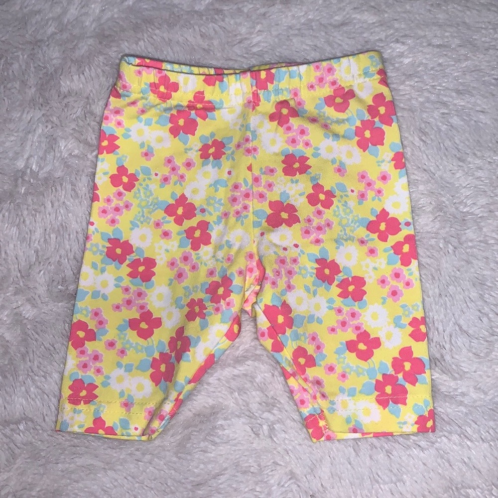 Carter’s floral leggings pants 3 month baby girl 🌸